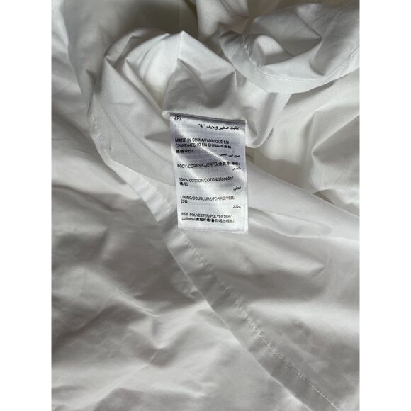 INC Women's Embroidered Halter White Sheath Flounce Dress Size 4P Fairy Coquette - Picture 5 of 5